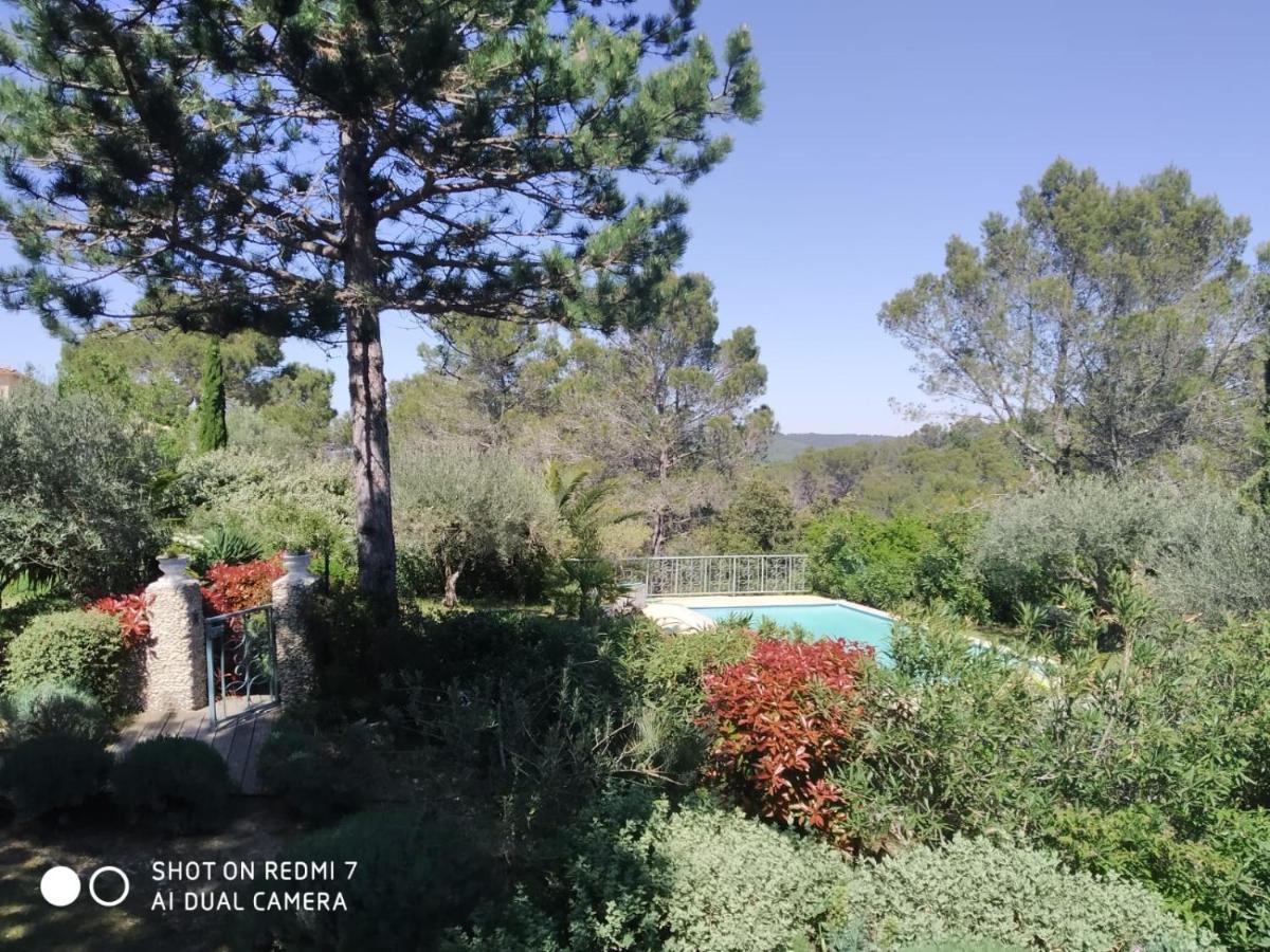 Proche Uzes Petit Gite Avec Grande Cuisine D'Ete Et Piscine Saint-Siffret Zewnętrze zdjęcie